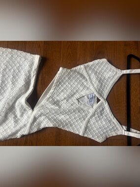 Peppermayo white crochet Jocelyn maxi dress